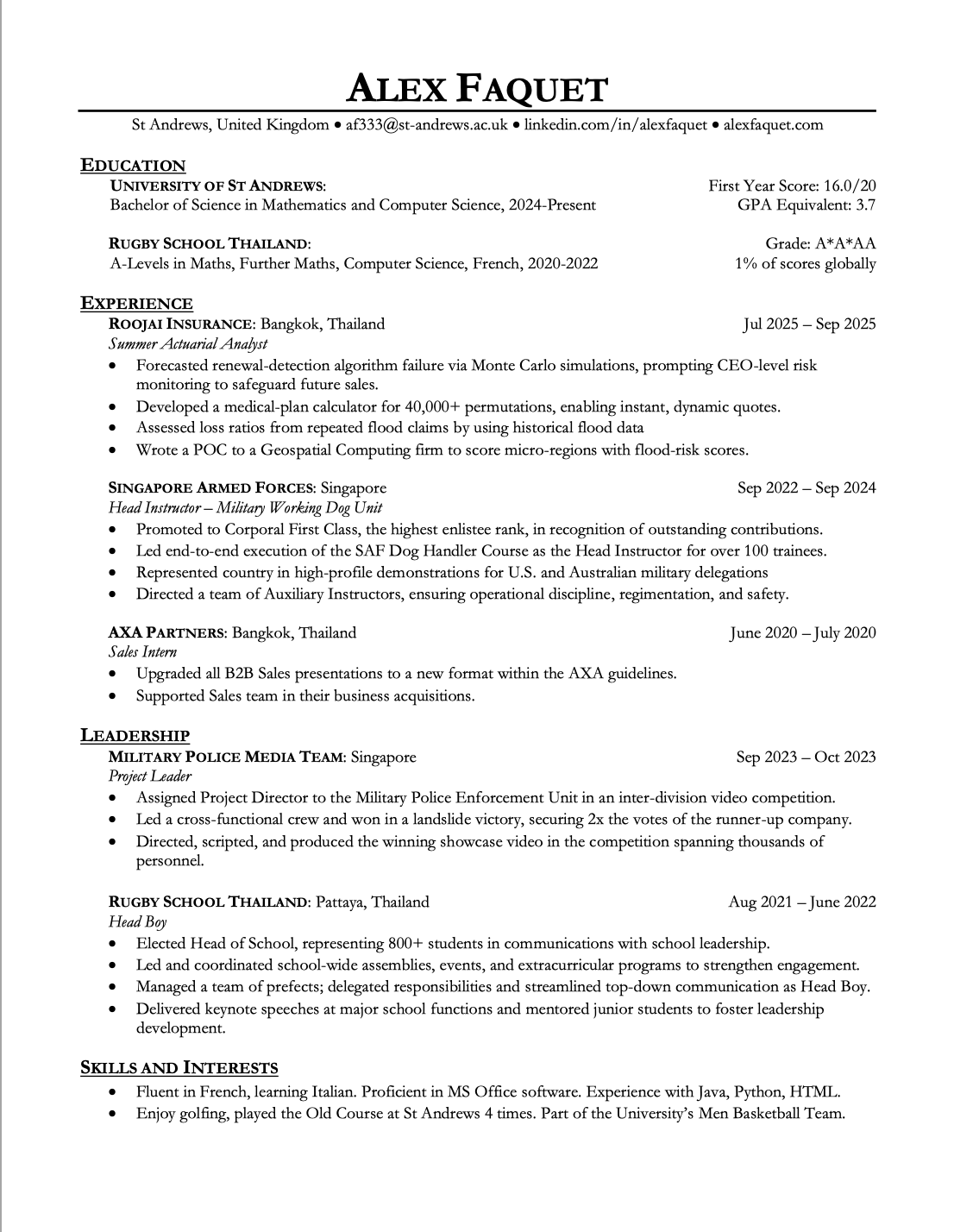 CV Preview