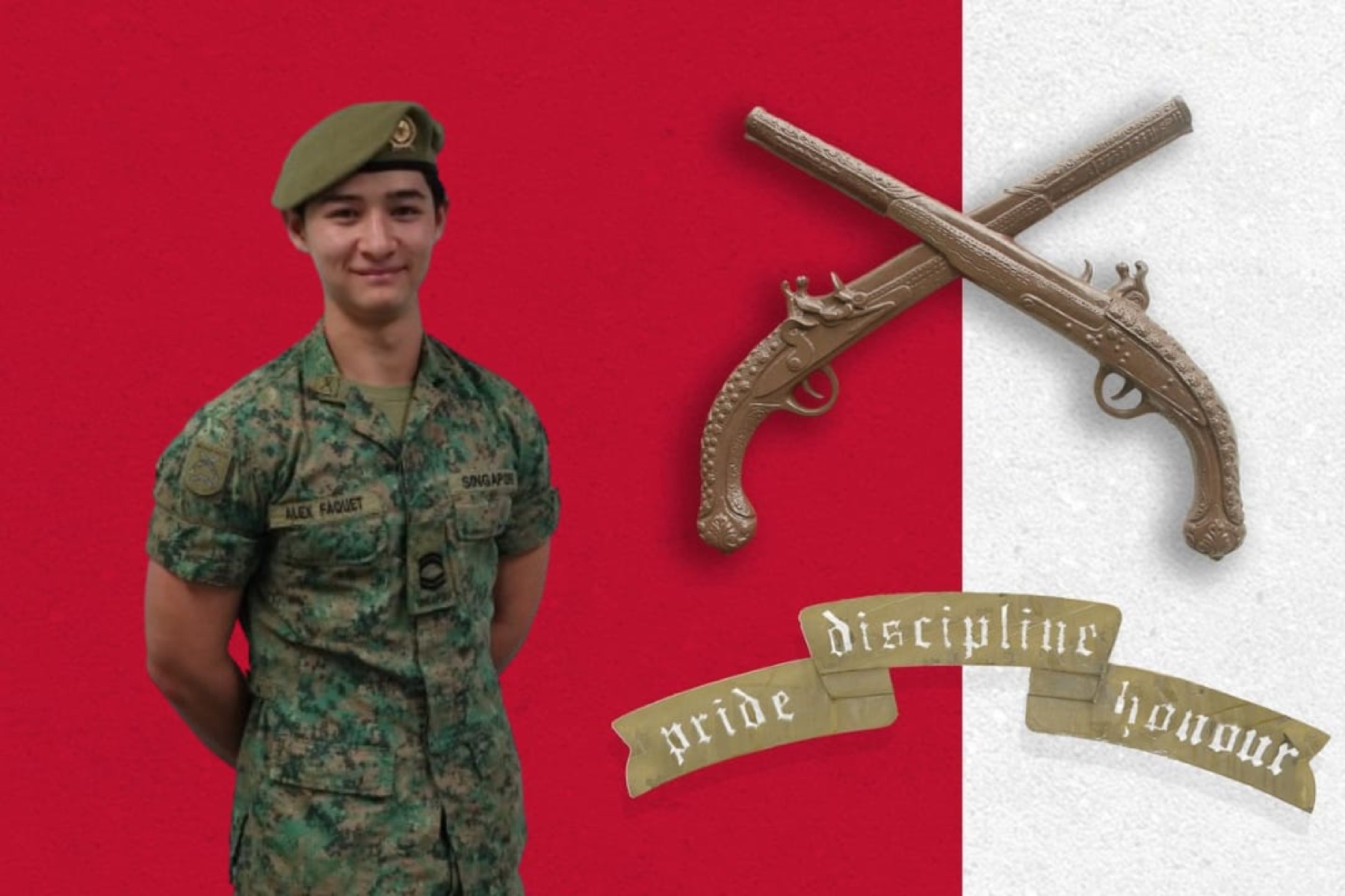 Alex after promotion to Corporal First Class