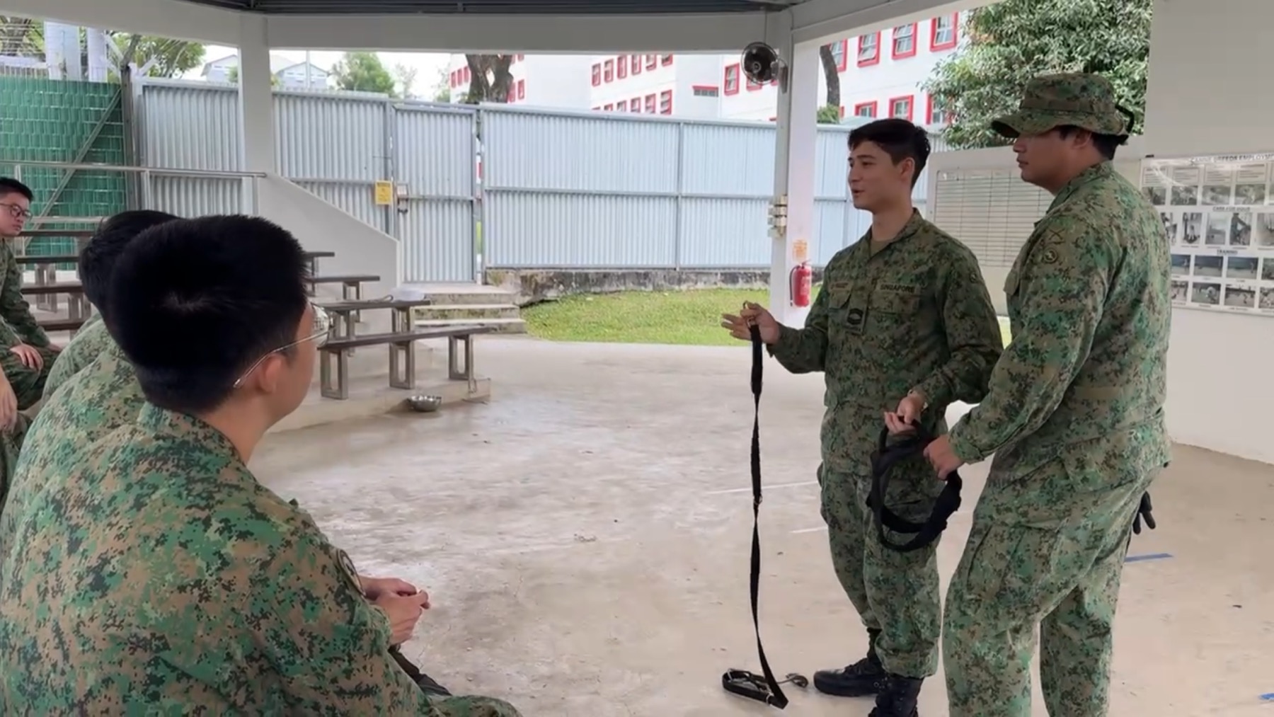 Military Working Dog Unit training session