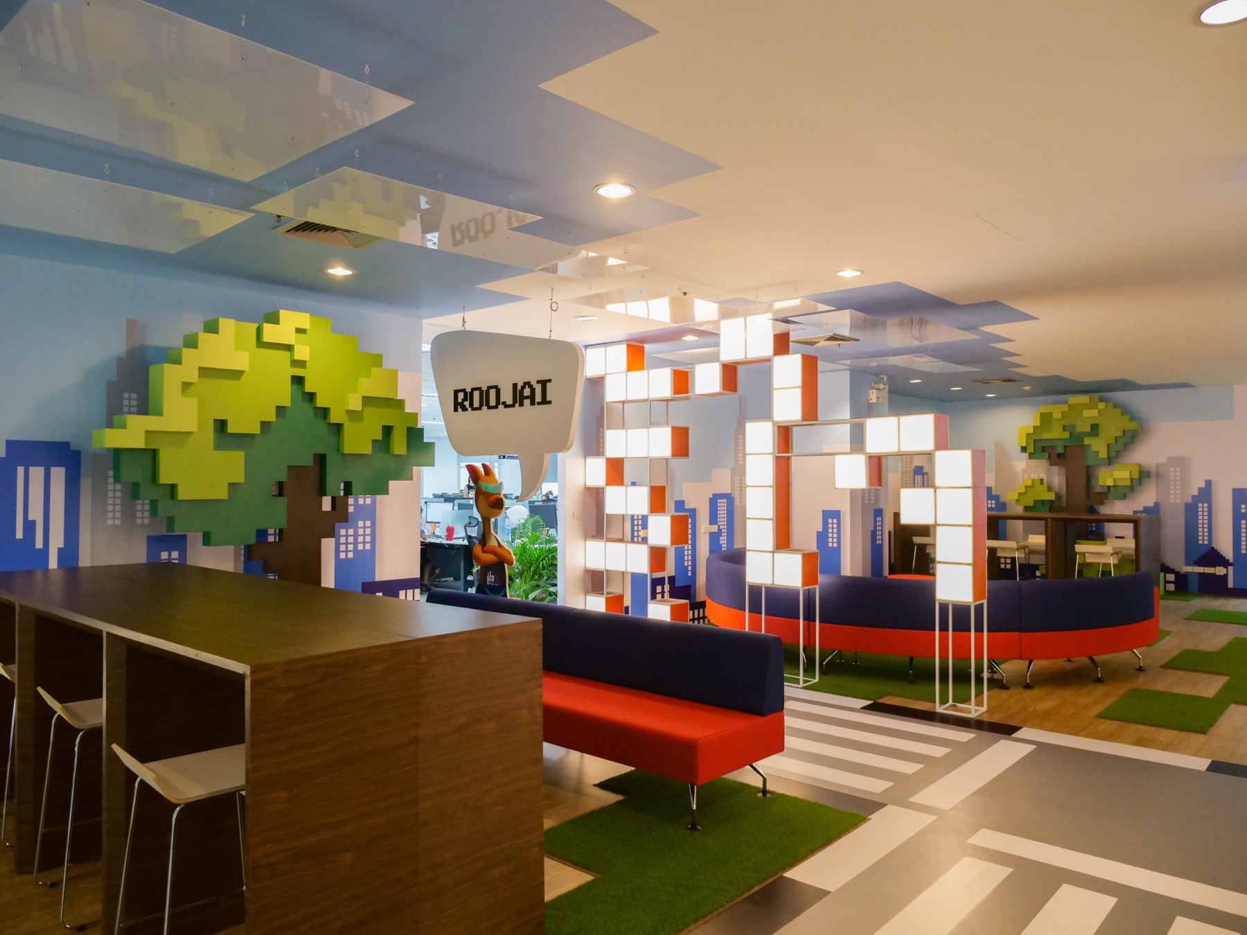 Roojai office during Alex's actuarial internship in Bangkok